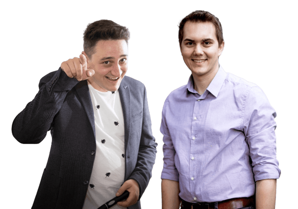 Autoren Manuel Lanzerstorfer und Daniel Aichinger