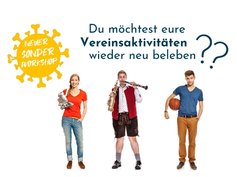 "Raus aus Corona" - aktuelle Workshops für Vereine raus aus corona workshop banner web postbild